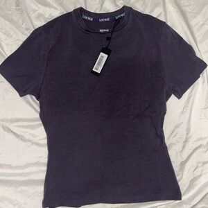 Lounge - navy t shirt